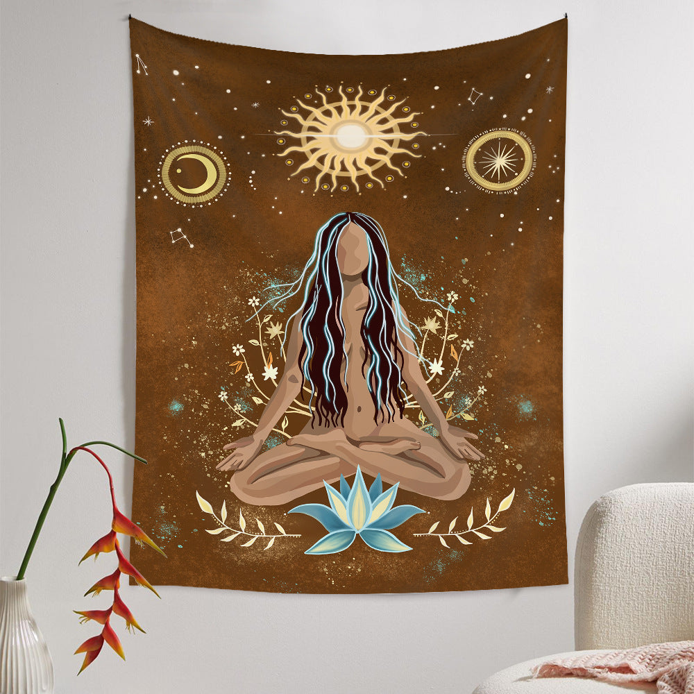 Bohemian Tapestry Room  Background Wall Decor