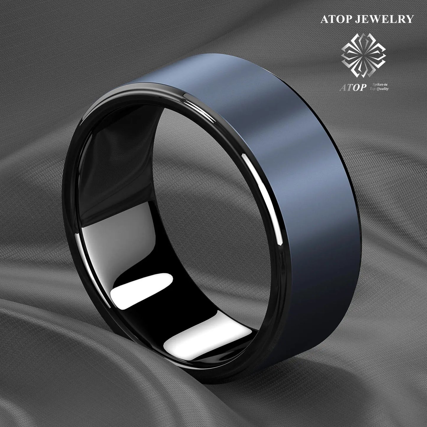 Men's Jewelry Black Ring