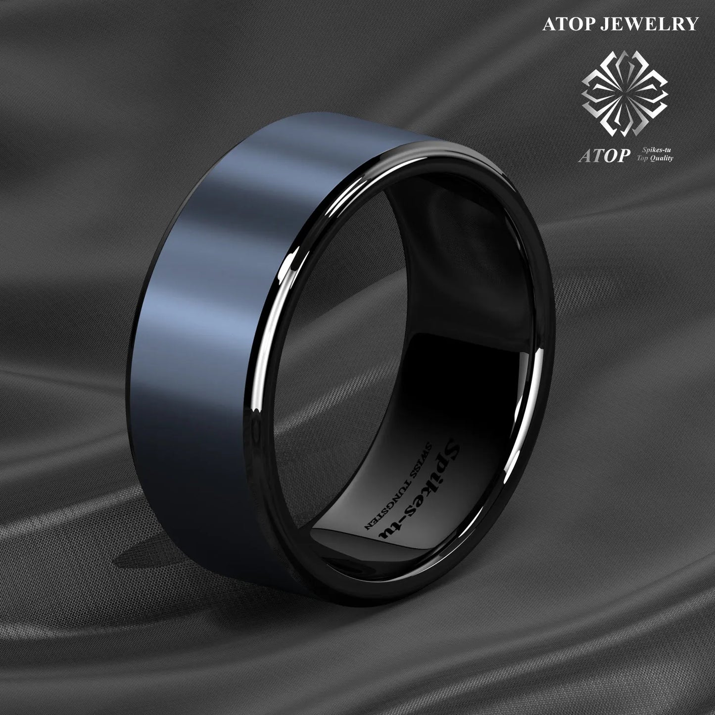 Men's Jewelry Black Ring