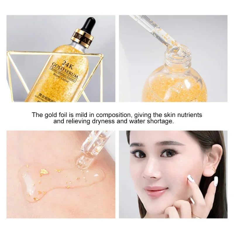 24K Gold Facail Essence Oil Hyaluronic