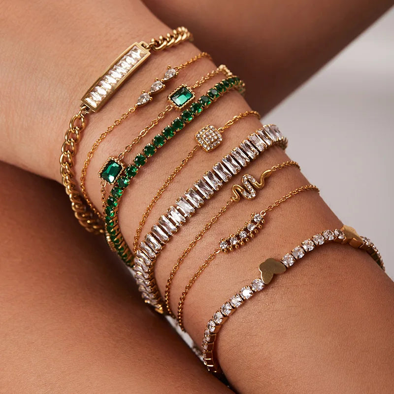 Dainty Women's Tennis Bracelets