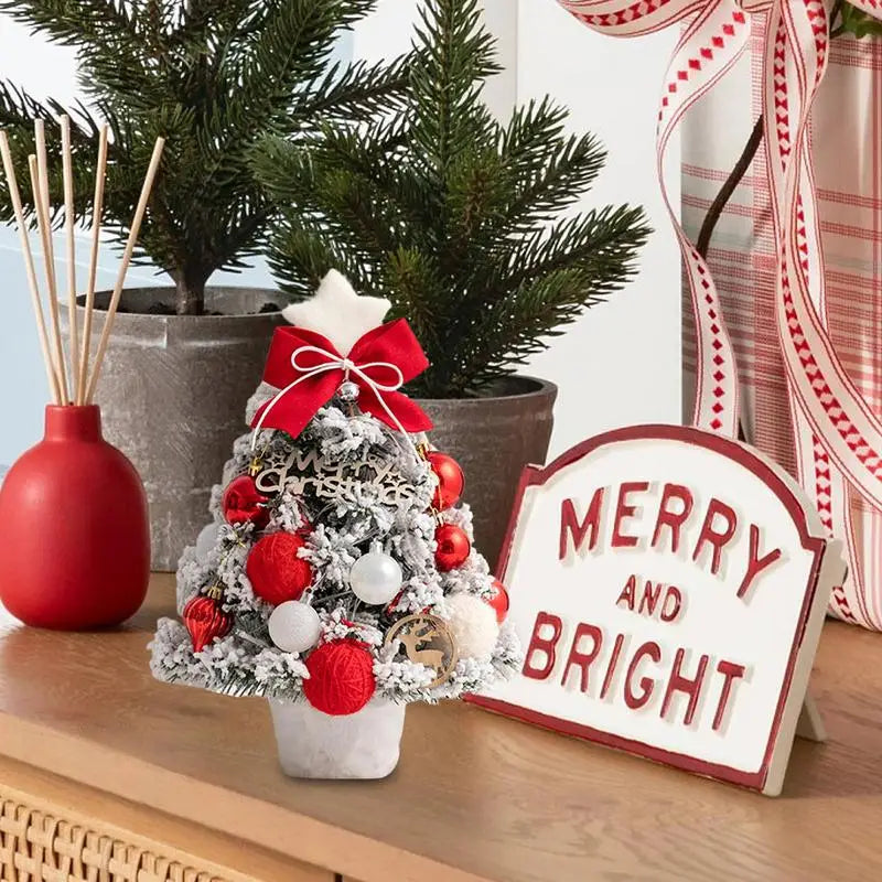 Tabletop Christmas Tree With Lights 35cm Prelit Artificial Tabletop Christmas Tree Small Light Up Christmas Tree For Desk With