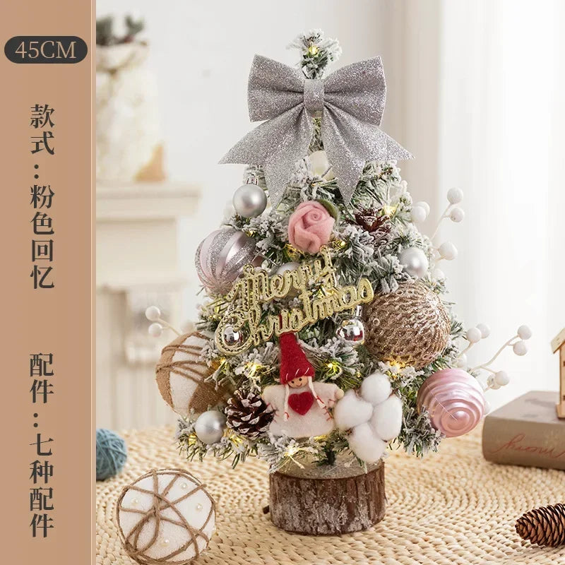 Christmas Decoration Christmas Tree Home Desktop Ornament 0.6 Meters Mini Desktop Ins Simulation Tree Package