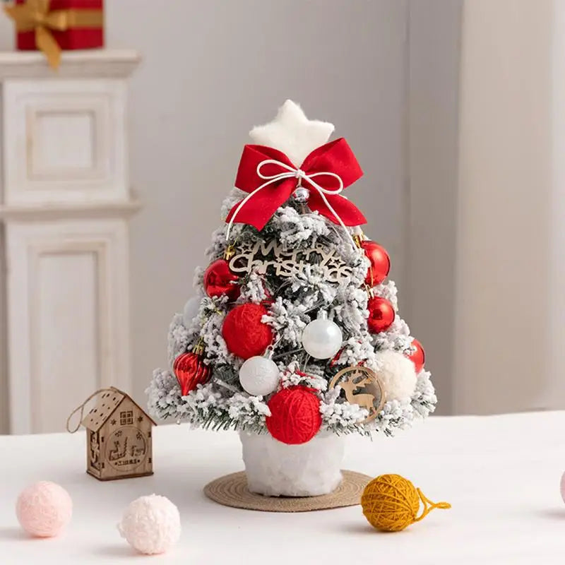 Tabletop Christmas Tree With Lights 35cm Prelit Artificial Tabletop Christmas Tree Small Light Up Christmas Tree For Desk With