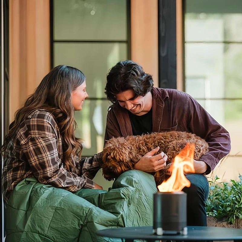 Tabletop Fire Pit Low Smoke Camping