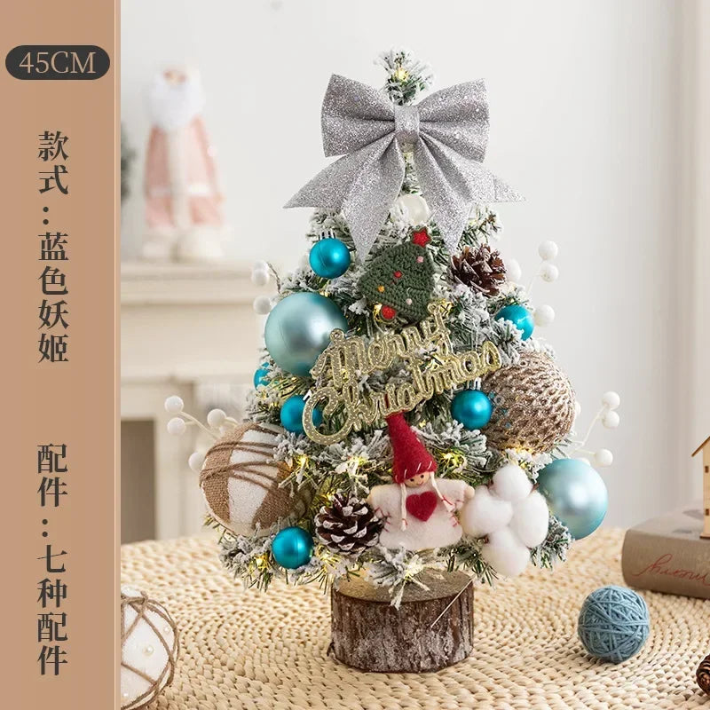 Christmas Decoration Christmas Tree Home Desktop Ornament 0.6 Meters Mini Desktop Ins Simulation Tree Package