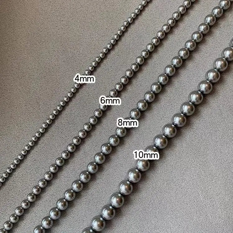 Gray Pearl Necklace for Women's