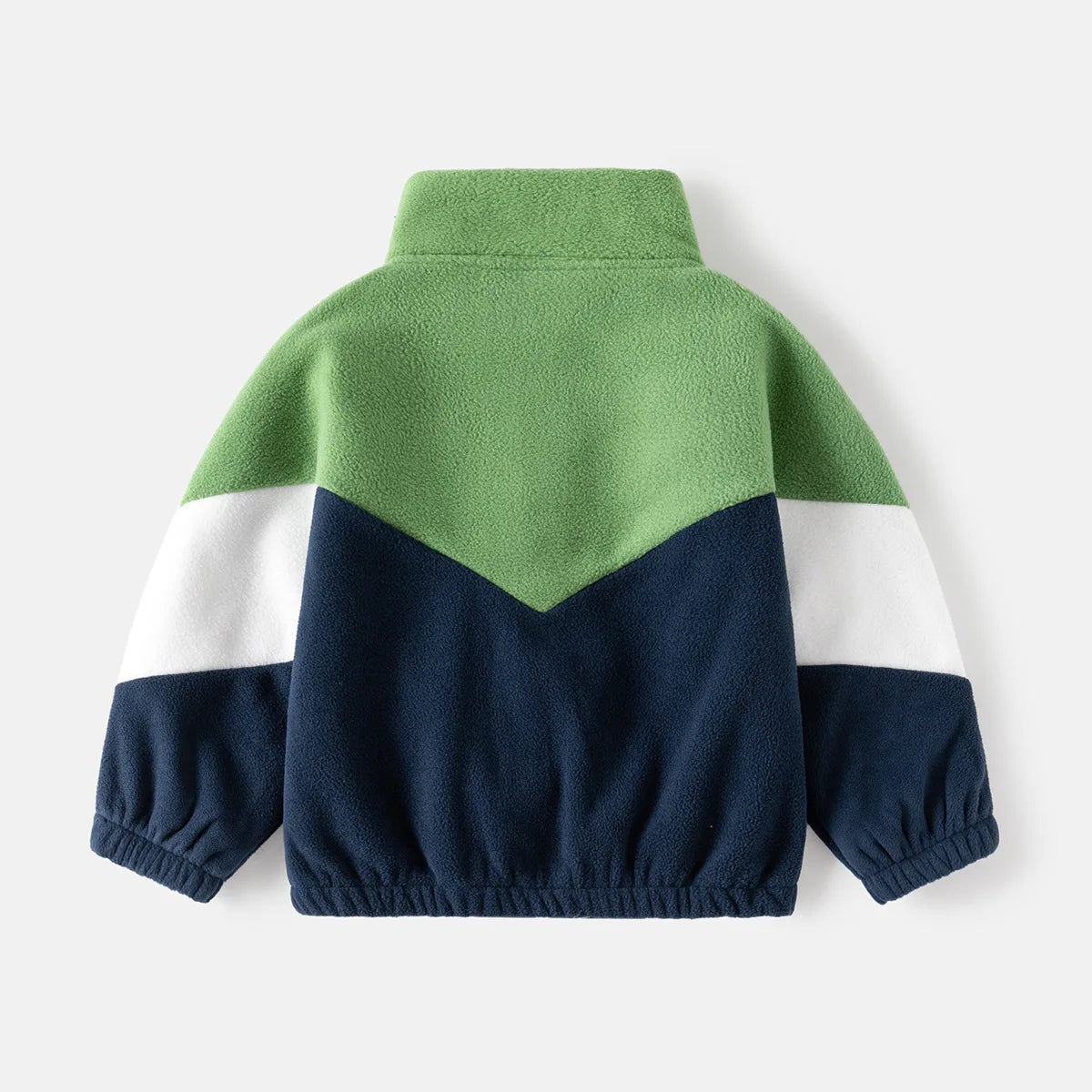 Boys' Casual Colorblock Zip-Up Jacket