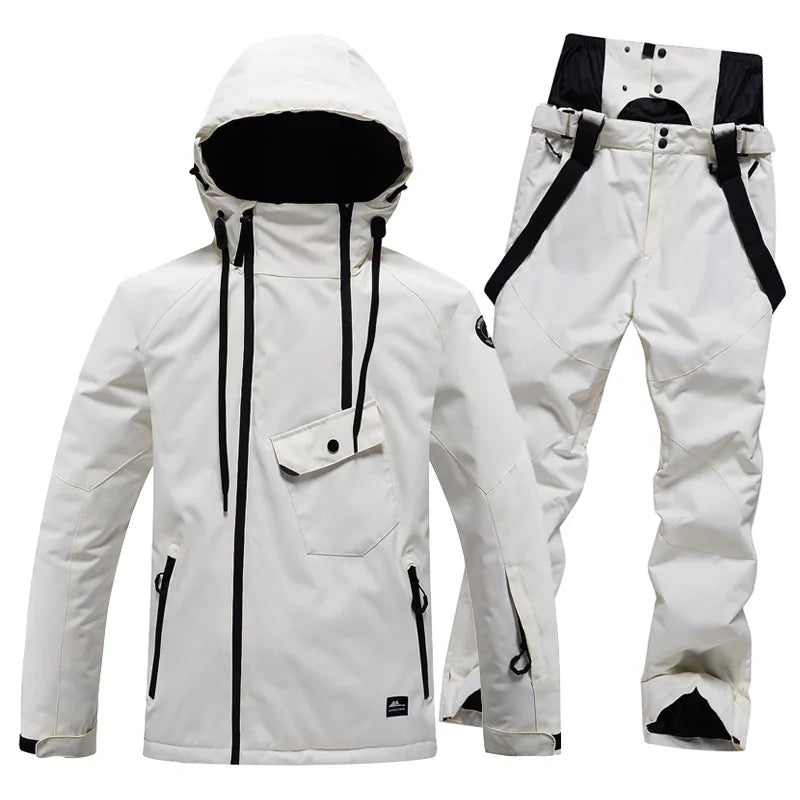 Snowboarding Suits 2025 New Men Winter Ski Suit Women Outdoor Thicken Windproof Warm Snow Jacket Pants Waterproof Skiing Sets