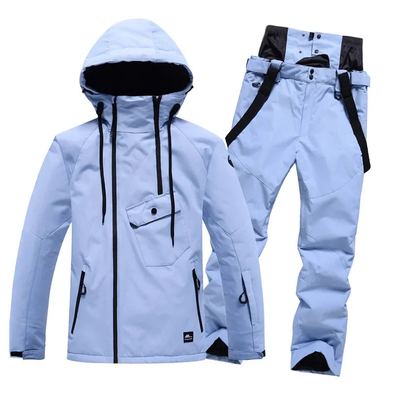 Snowboarding Suits 2025 New Men Winter Ski Suit Women Outdoor Thicken Windproof Warm Snow Jacket Pants Waterproof Skiing Sets