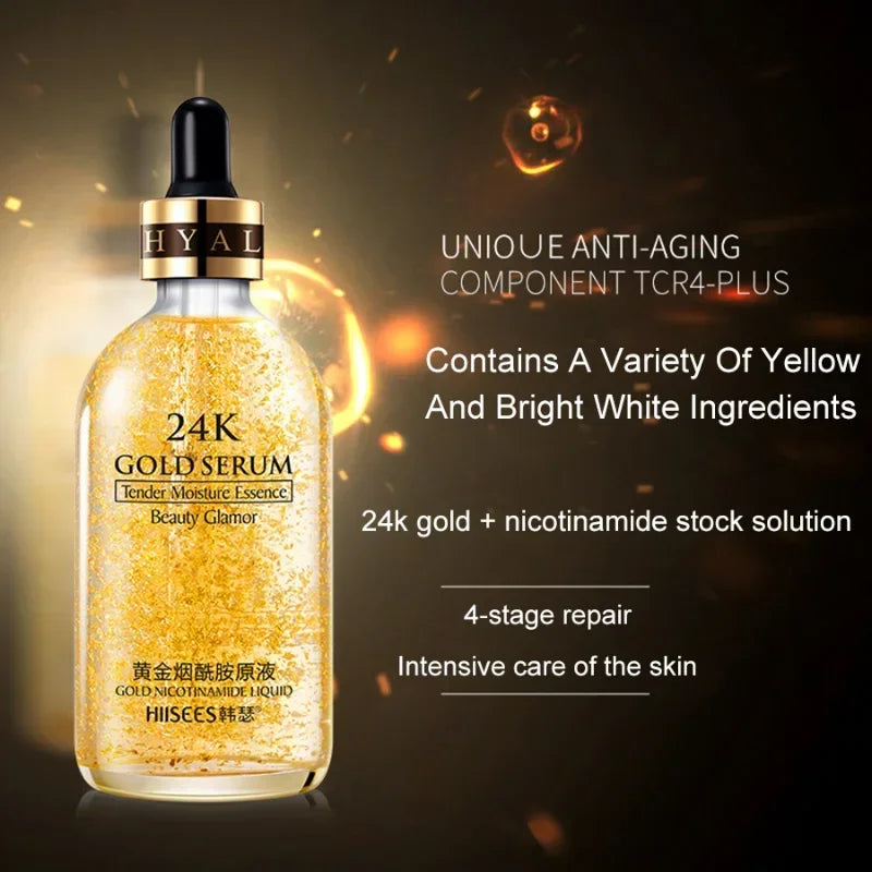 24K Gold Facail Essence Oil Hyaluronic