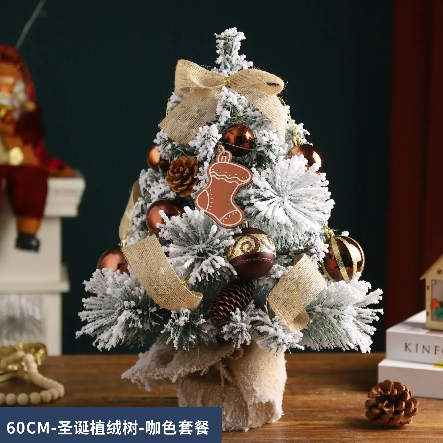 Christmas Decoration Christmas Tree Home Desktop Ornament 0.6 Meters Mini Desktop Ins Simulation Tree Package