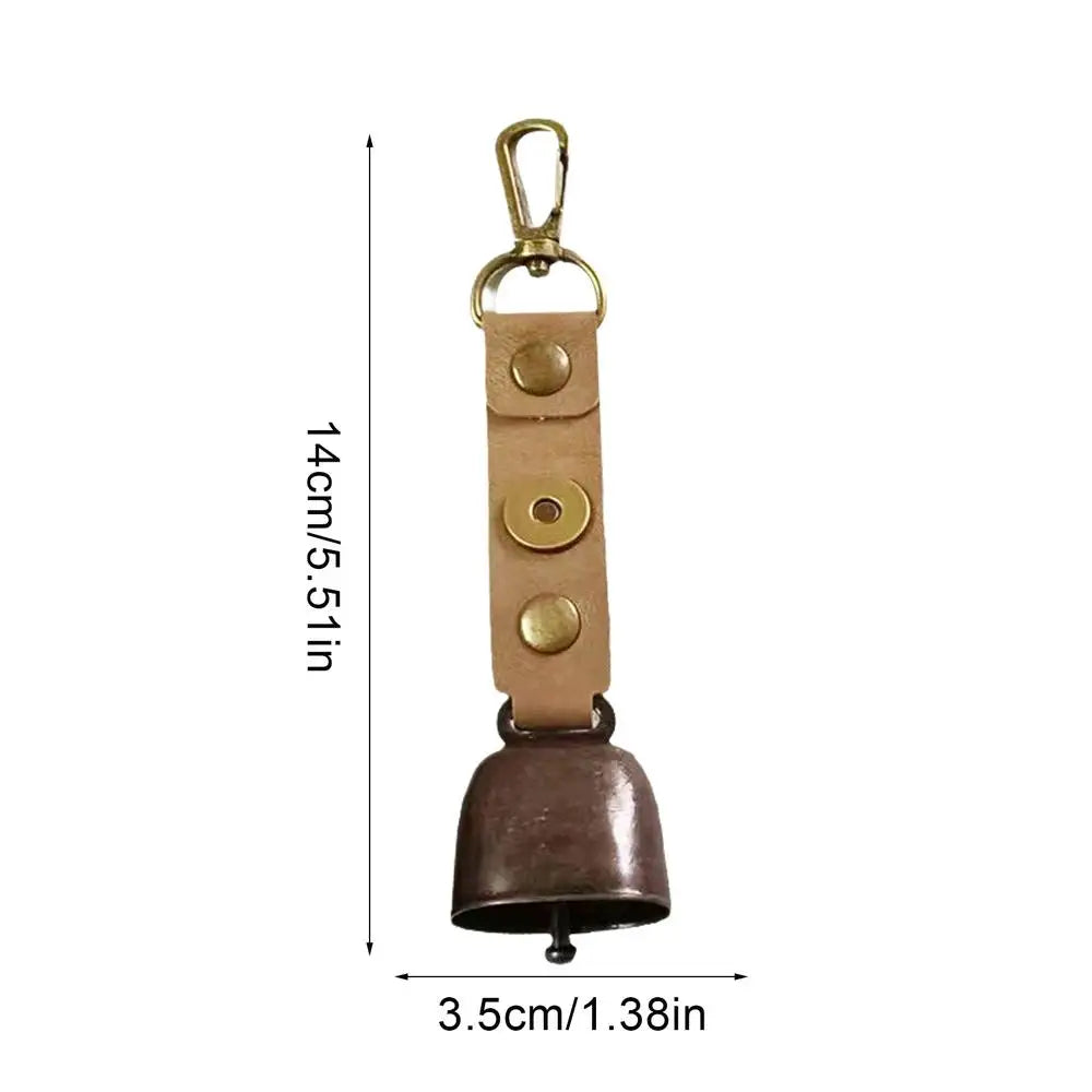 Loud Bear Bell Climbing Bear-Proof Metal Bell Camping Gear Bear Bells Scare Bear Bell Keychain For Camping Hiking Backpacking